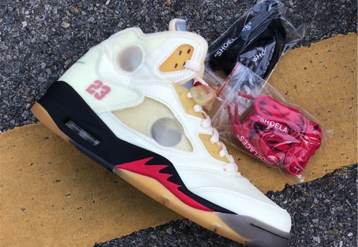 Air Jordan5  OW DH8565-100  40.5--47.5